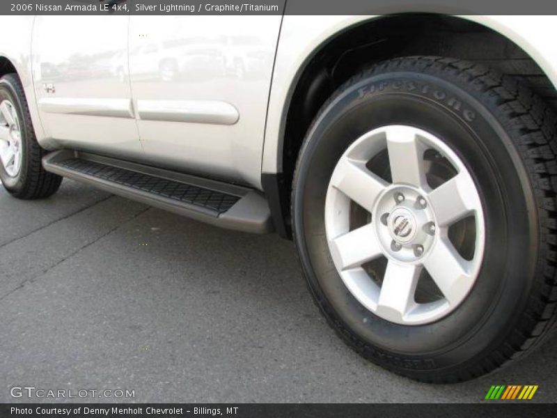 Silver Lightning / Graphite/Titanium 2006 Nissan Armada LE 4x4