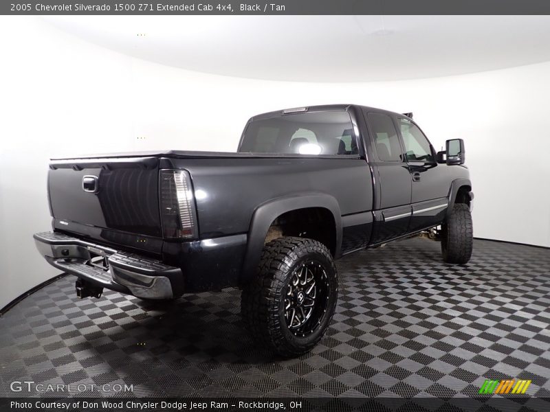 Black / Tan 2005 Chevrolet Silverado 1500 Z71 Extended Cab 4x4