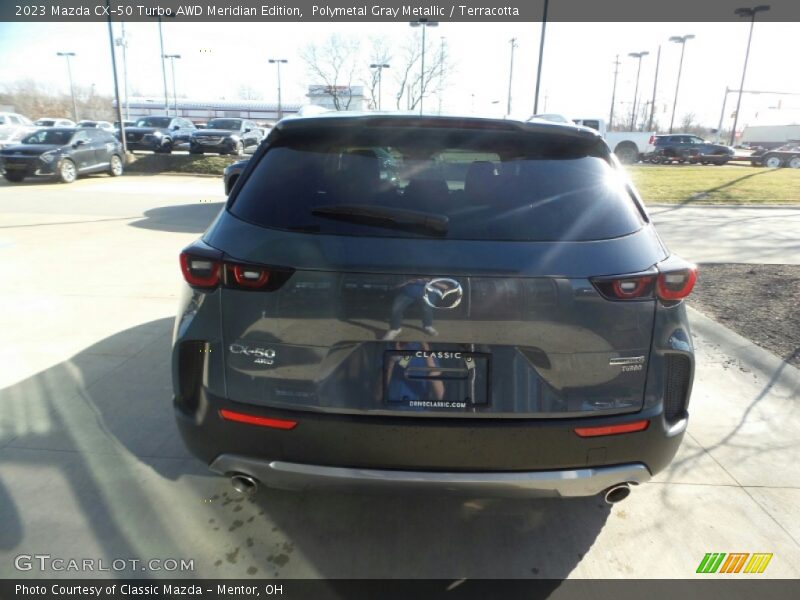 Polymetal Gray Metallic / Terracotta 2023 Mazda CX-50 Turbo AWD Meridian Edition