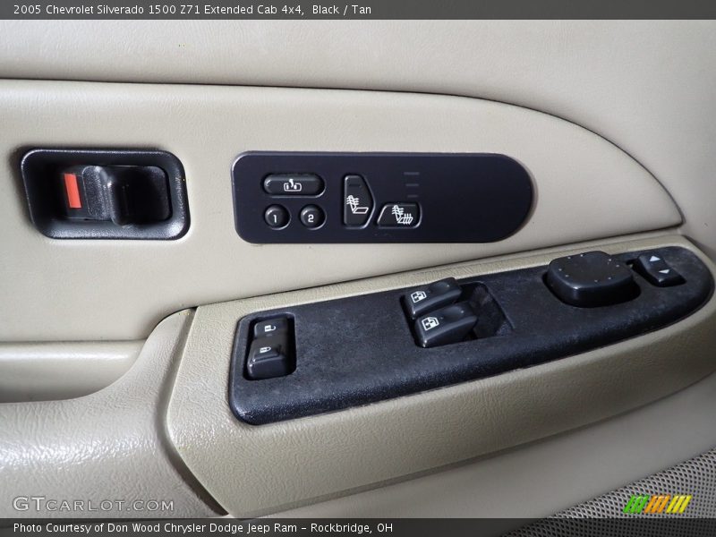 Black / Tan 2005 Chevrolet Silverado 1500 Z71 Extended Cab 4x4