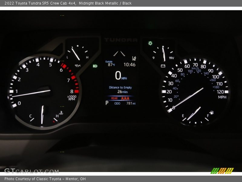 Midnight Black Metallic / Black 2022 Toyota Tundra SR5 Crew Cab 4x4