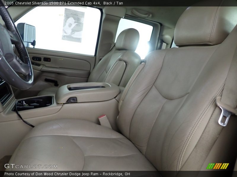 Black / Tan 2005 Chevrolet Silverado 1500 Z71 Extended Cab 4x4