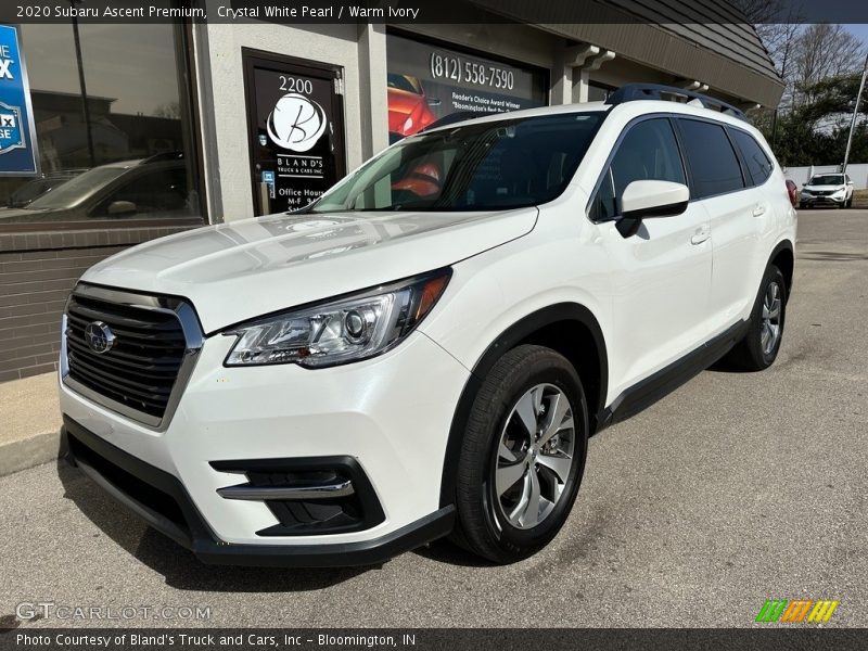 Crystal White Pearl / Warm Ivory 2020 Subaru Ascent Premium
