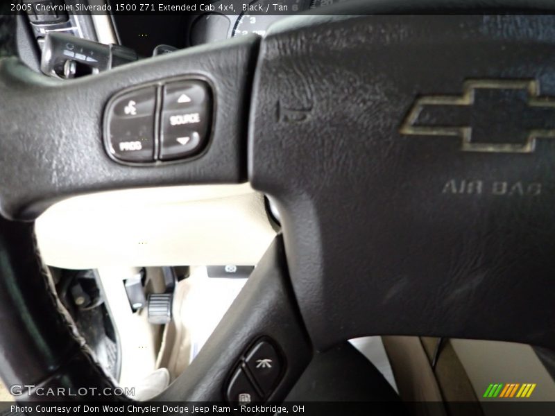 Black / Tan 2005 Chevrolet Silverado 1500 Z71 Extended Cab 4x4