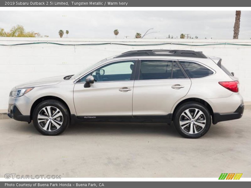 Tungsten Metallic / Warm Ivory 2019 Subaru Outback 2.5i Limited