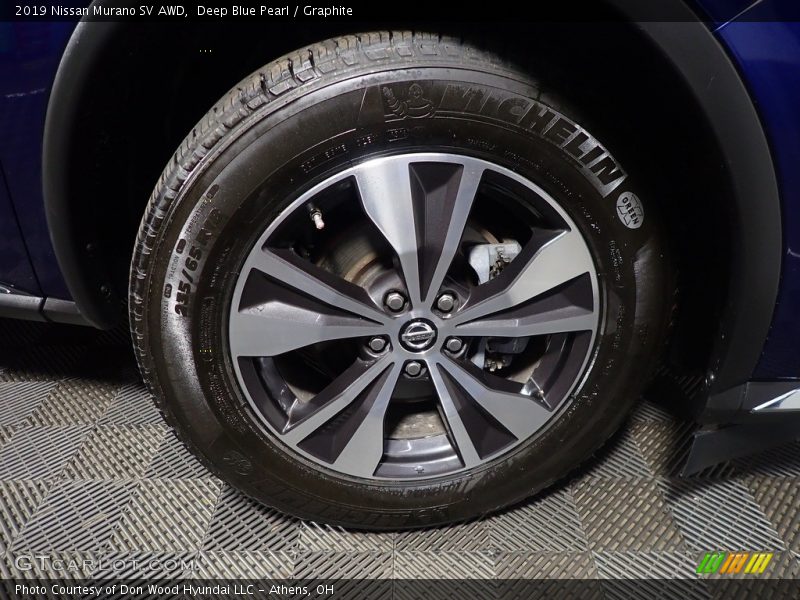 Deep Blue Pearl / Graphite 2019 Nissan Murano SV AWD
