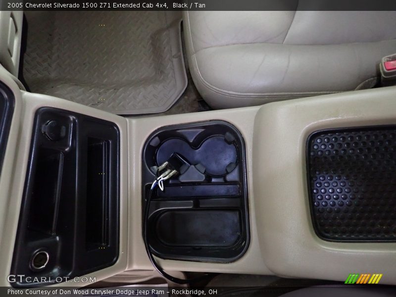 Black / Tan 2005 Chevrolet Silverado 1500 Z71 Extended Cab 4x4