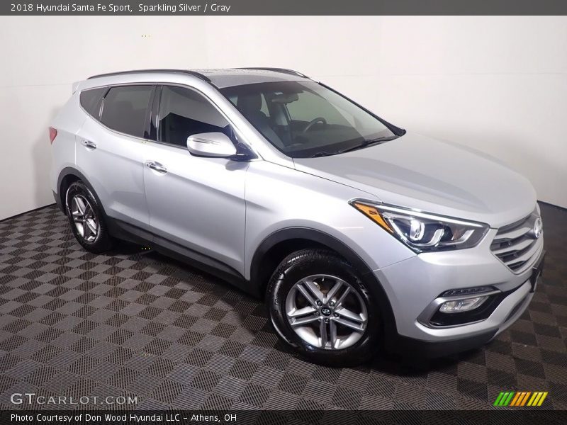 Front 3/4 View of 2018 Santa Fe Sport 