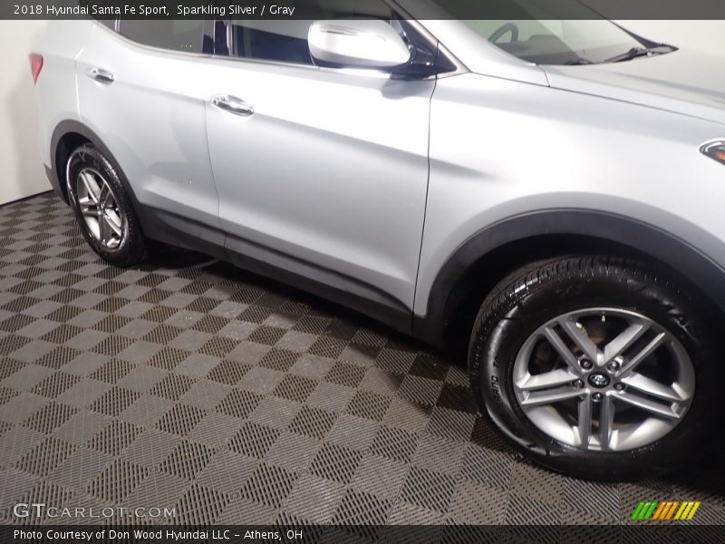 Sparkling Silver / Gray 2018 Hyundai Santa Fe Sport