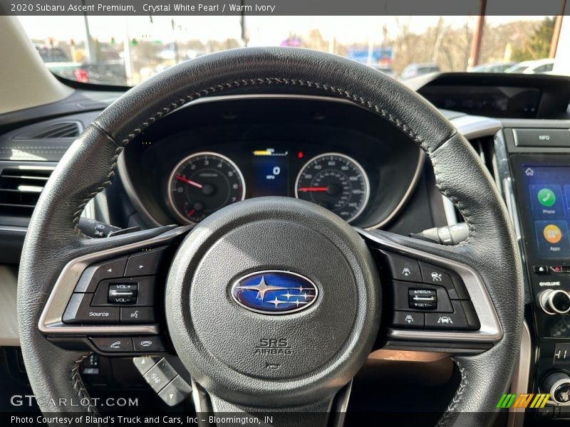 Crystal White Pearl / Warm Ivory 2020 Subaru Ascent Premium