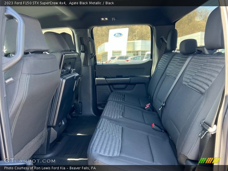 Agate Black Metallic / Black 2023 Ford F150 STX SuperCrew 4x4
