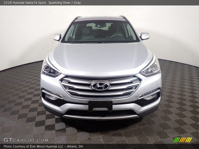 Sparkling Silver / Gray 2018 Hyundai Santa Fe Sport