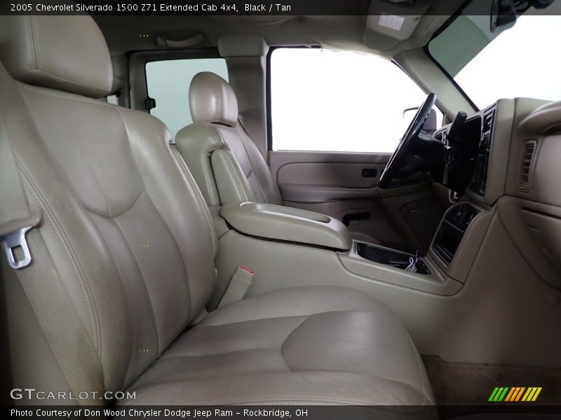 Black / Tan 2005 Chevrolet Silverado 1500 Z71 Extended Cab 4x4
