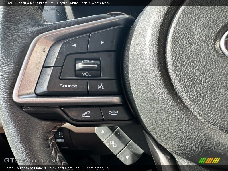Crystal White Pearl / Warm Ivory 2020 Subaru Ascent Premium