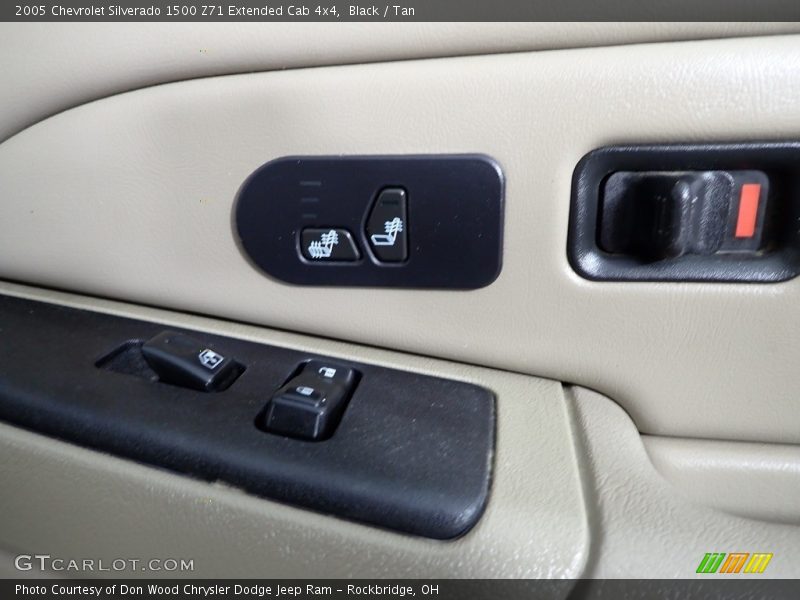Black / Tan 2005 Chevrolet Silverado 1500 Z71 Extended Cab 4x4