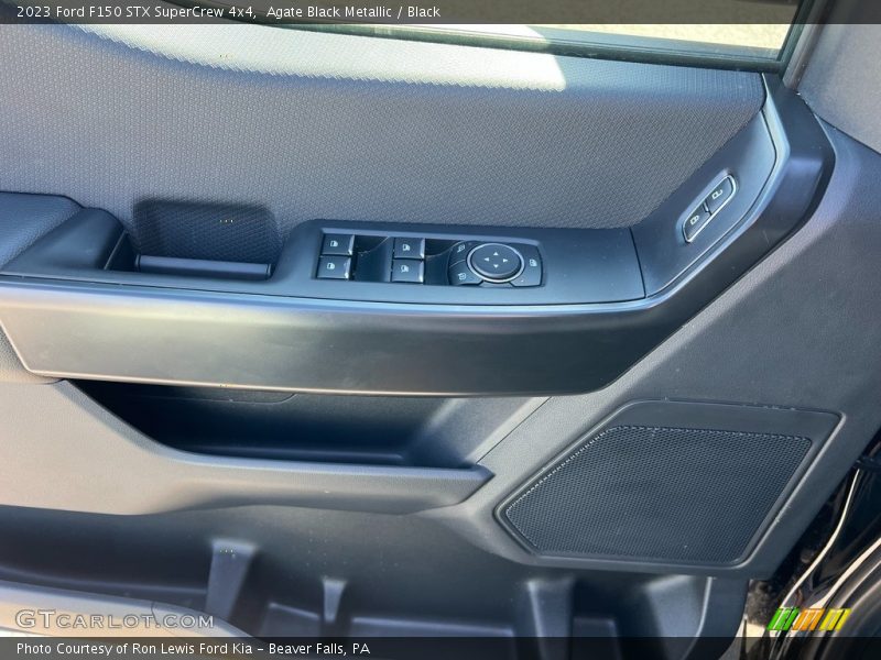 Agate Black Metallic / Black 2023 Ford F150 STX SuperCrew 4x4