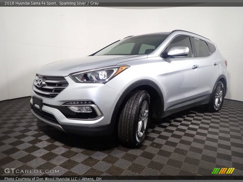 Sparkling Silver / Gray 2018 Hyundai Santa Fe Sport