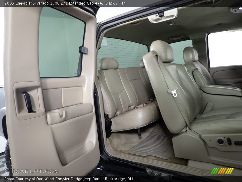 Black / Tan 2005 Chevrolet Silverado 1500 Z71 Extended Cab 4x4