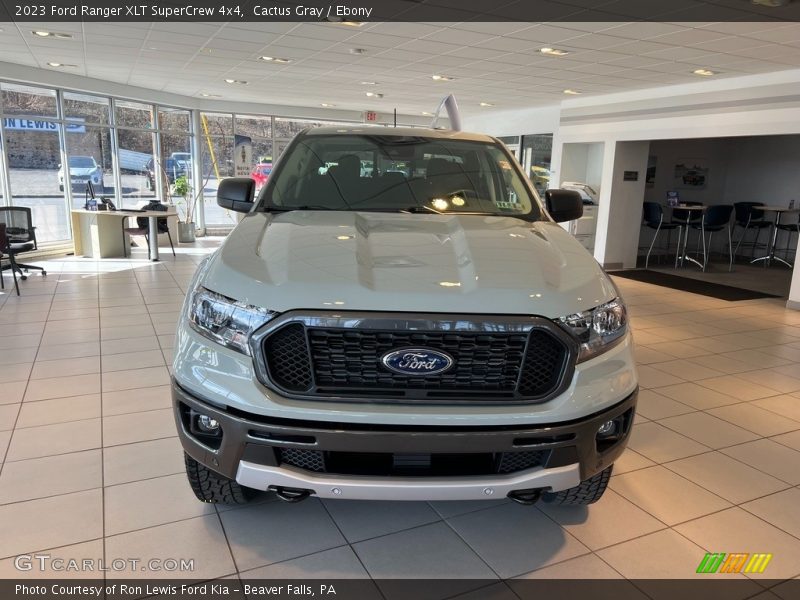 Cactus Gray / Ebony 2023 Ford Ranger XLT SuperCrew 4x4