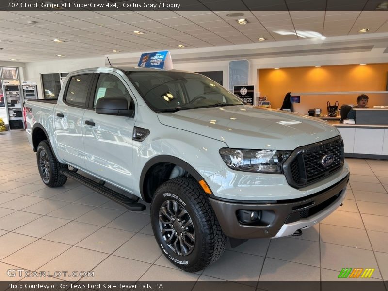 Cactus Gray / Ebony 2023 Ford Ranger XLT SuperCrew 4x4
