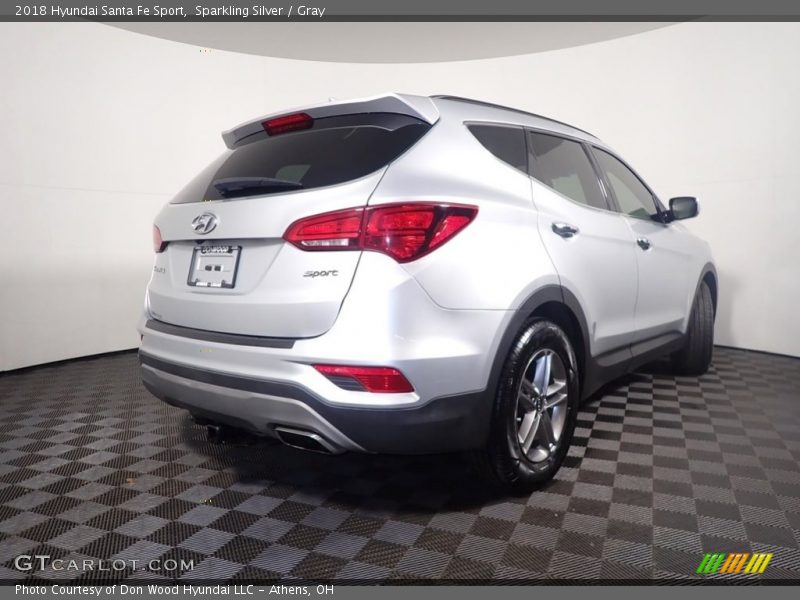 Sparkling Silver / Gray 2018 Hyundai Santa Fe Sport