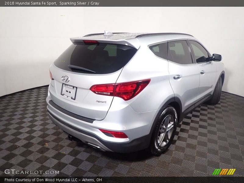 Sparkling Silver / Gray 2018 Hyundai Santa Fe Sport
