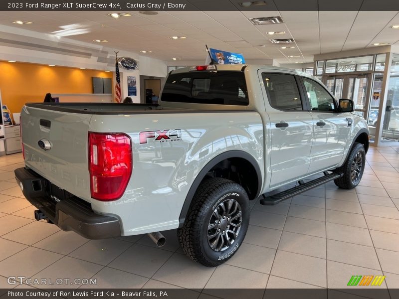 Cactus Gray / Ebony 2023 Ford Ranger XLT SuperCrew 4x4