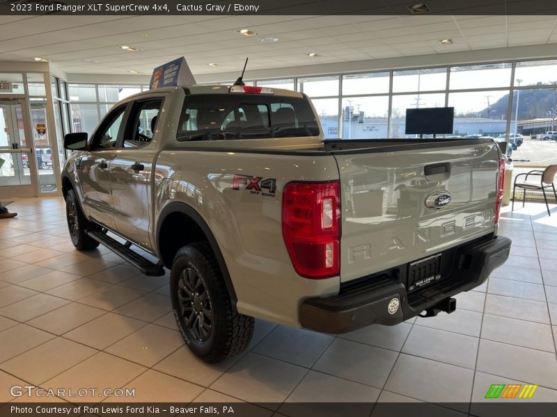 Cactus Gray / Ebony 2023 Ford Ranger XLT SuperCrew 4x4
