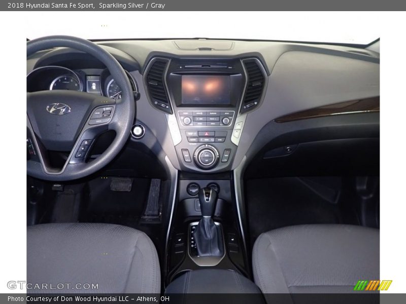 Sparkling Silver / Gray 2018 Hyundai Santa Fe Sport
