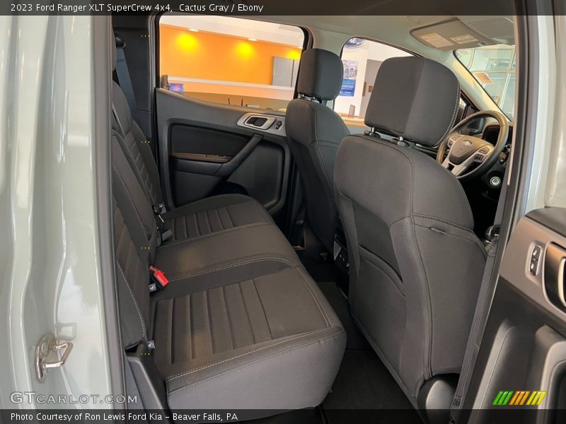 Rear Seat of 2023 Ranger XLT SuperCrew 4x4