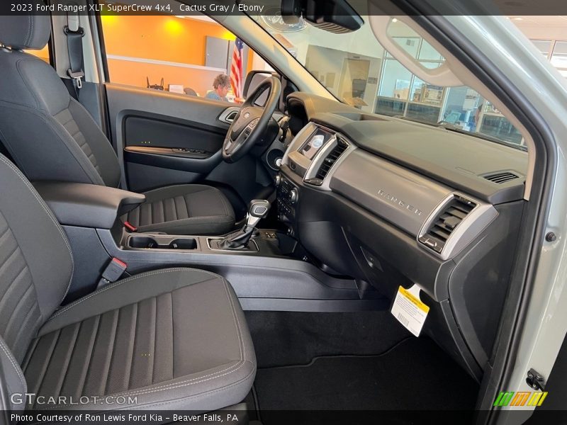 Front Seat of 2023 Ranger XLT SuperCrew 4x4