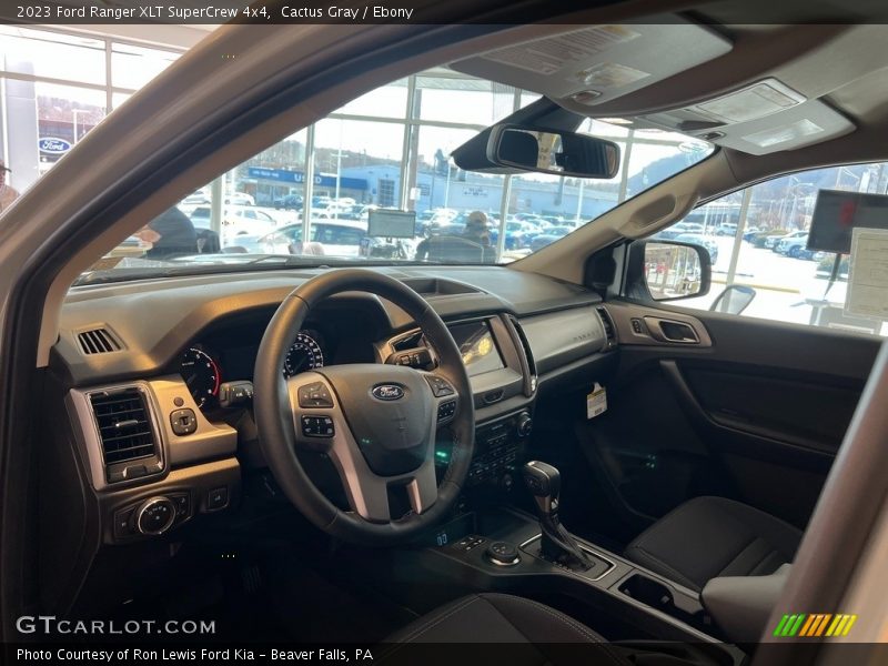 Cactus Gray / Ebony 2023 Ford Ranger XLT SuperCrew 4x4