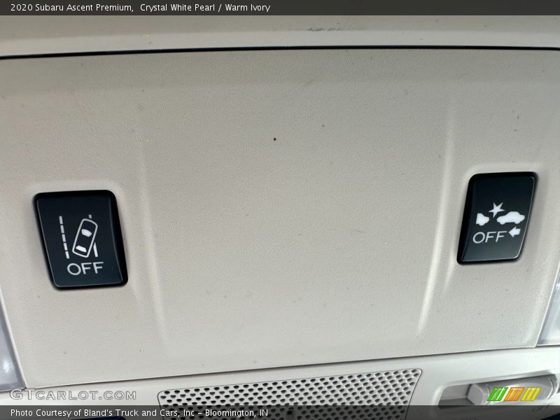 Crystal White Pearl / Warm Ivory 2020 Subaru Ascent Premium