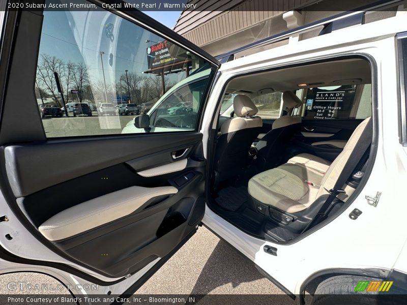 Crystal White Pearl / Warm Ivory 2020 Subaru Ascent Premium