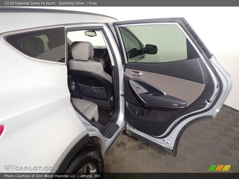 Sparkling Silver / Gray 2018 Hyundai Santa Fe Sport