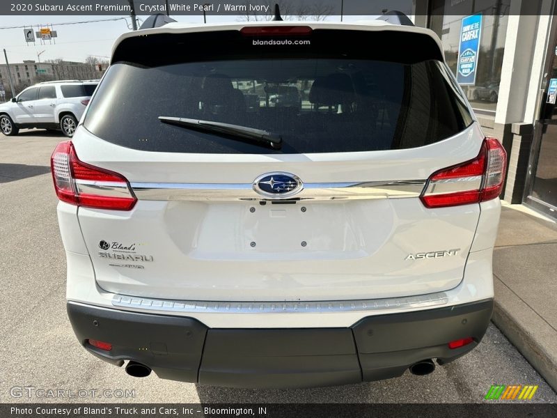 Crystal White Pearl / Warm Ivory 2020 Subaru Ascent Premium