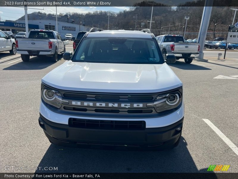 Oxford White / Ebony 2023 Ford Bronco Sport Big Bend 4x4