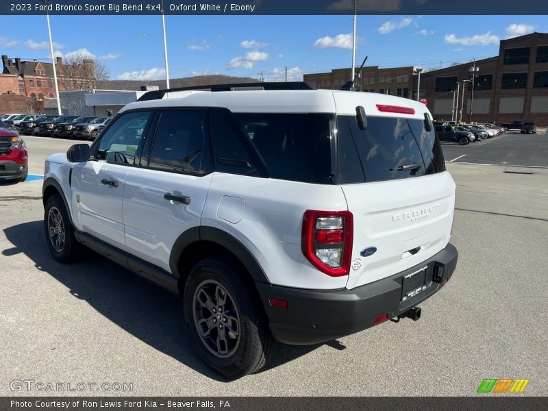 Oxford White / Ebony 2023 Ford Bronco Sport Big Bend 4x4