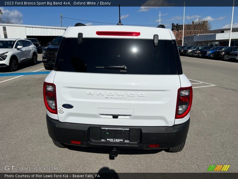 Oxford White / Ebony 2023 Ford Bronco Sport Big Bend 4x4