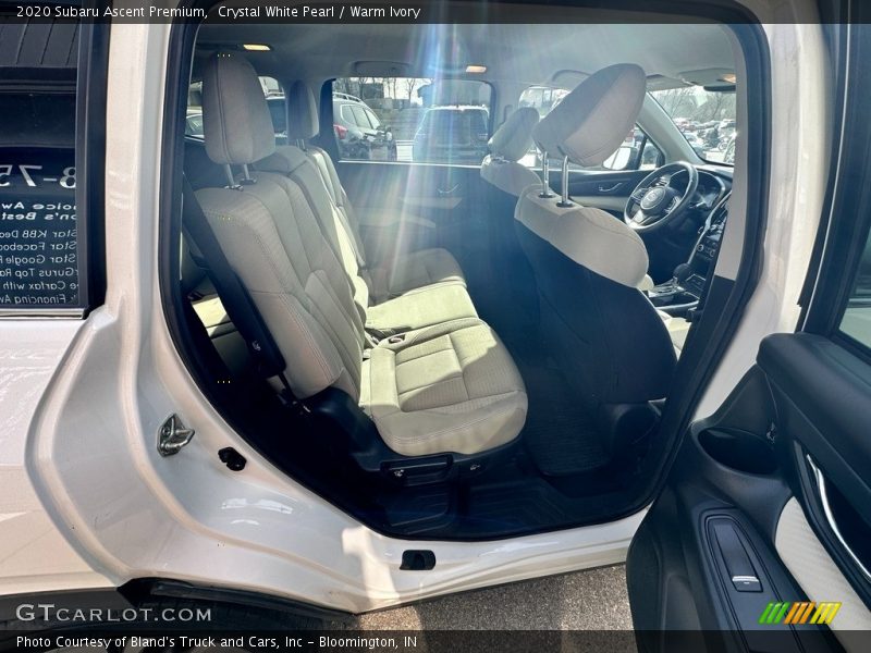 Crystal White Pearl / Warm Ivory 2020 Subaru Ascent Premium
