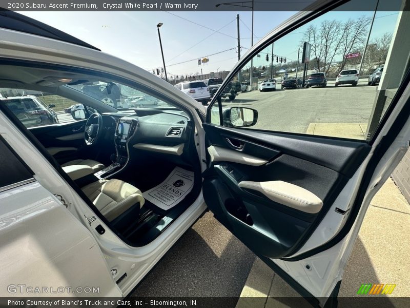 Crystal White Pearl / Warm Ivory 2020 Subaru Ascent Premium