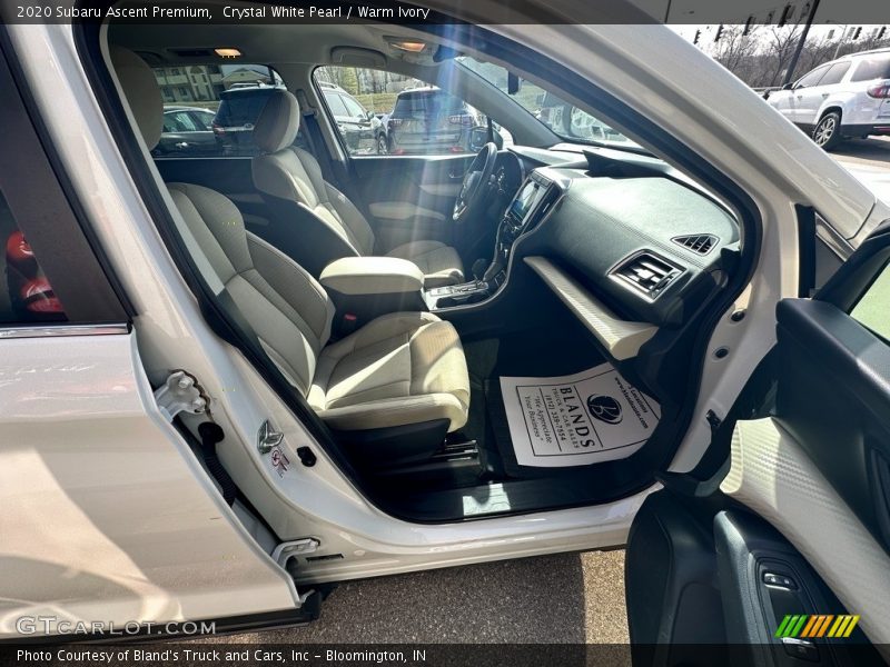 Crystal White Pearl / Warm Ivory 2020 Subaru Ascent Premium