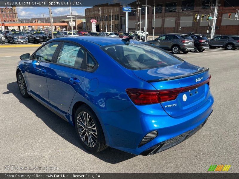 Sporty Blue / Black 2023 Kia Forte GT-Line