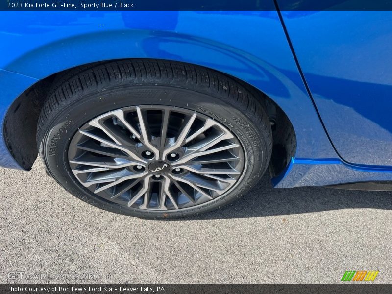 Sporty Blue / Black 2023 Kia Forte GT-Line