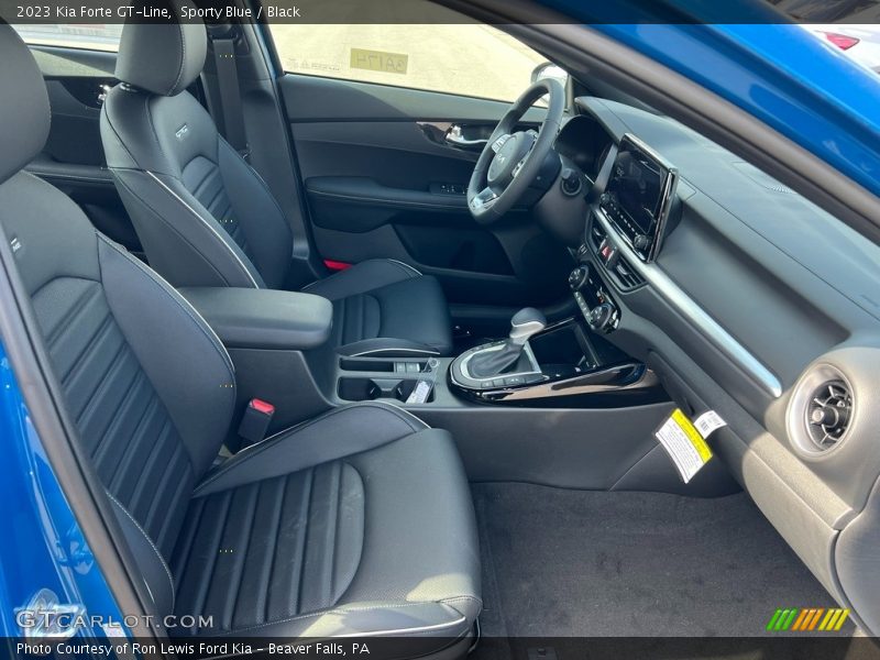 Sporty Blue / Black 2023 Kia Forte GT-Line