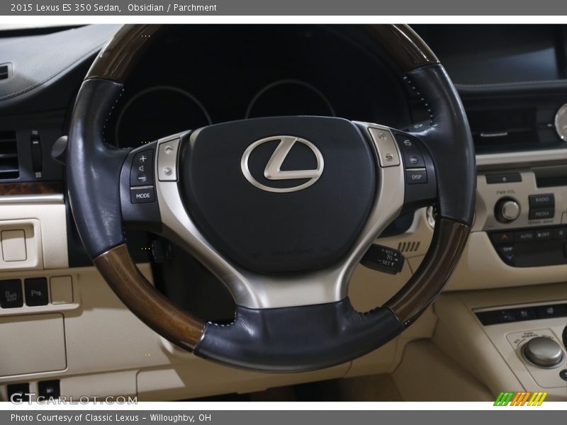 Obsidian / Parchment 2015 Lexus ES 350 Sedan