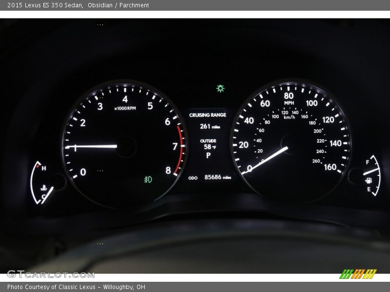  2015 ES 350 Sedan 350 Sedan Gauges