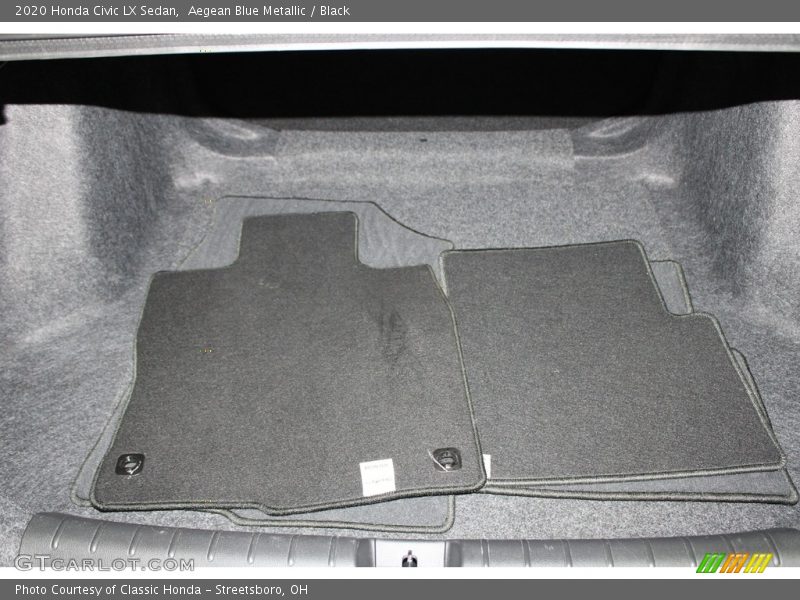 Aegean Blue Metallic / Black 2020 Honda Civic LX Sedan