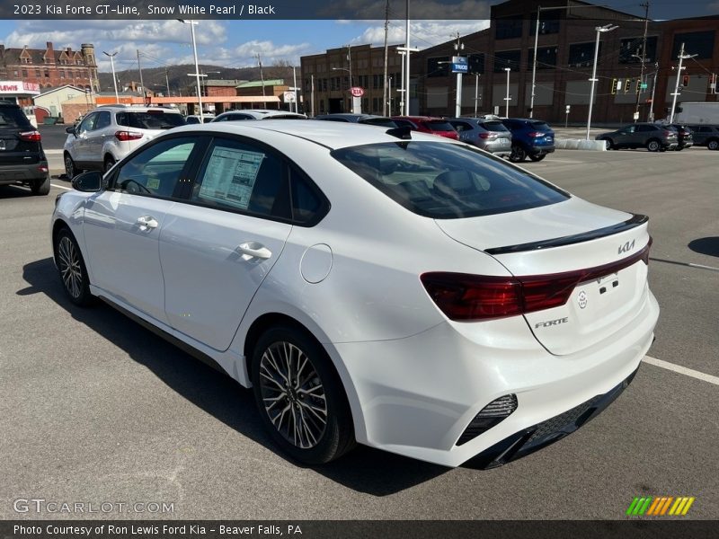 Snow White Pearl / Black 2023 Kia Forte GT-Line