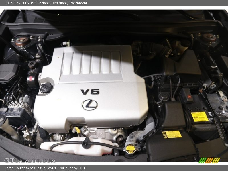 Obsidian / Parchment 2015 Lexus ES 350 Sedan